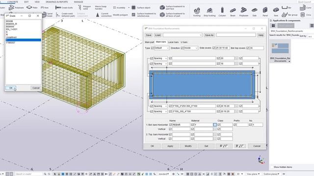 Tekla Open API training - Concrete Components - 301 - BNV Foundation Reinforcements смотреть онлайн