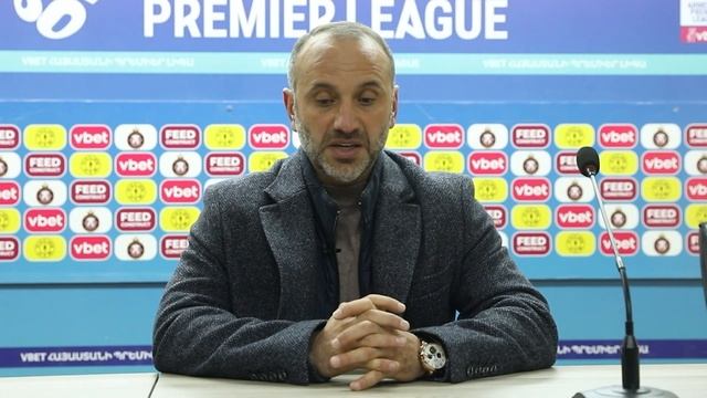 Eghishe Melikyan | Press Conference | vs Ararat-Armenia смотреть онлайн