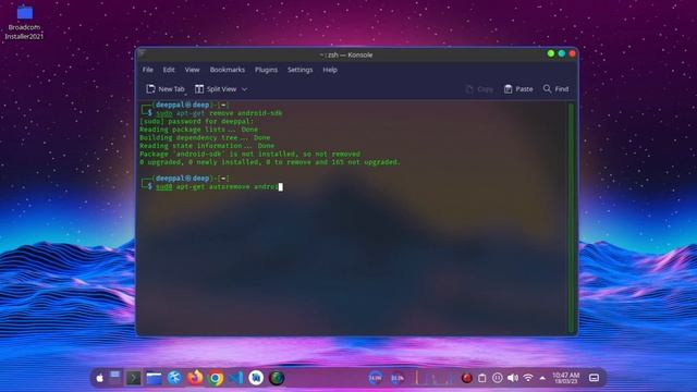How to uninstall Android Studio/any software from KALI Linux | Linux distribution