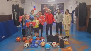 Днепрорудный. Спортсмены спортивной школы «Горняк» были приятно удивлены полученными подарками.