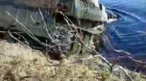 Форсируем речку Яжма, вездеход Газ 34039