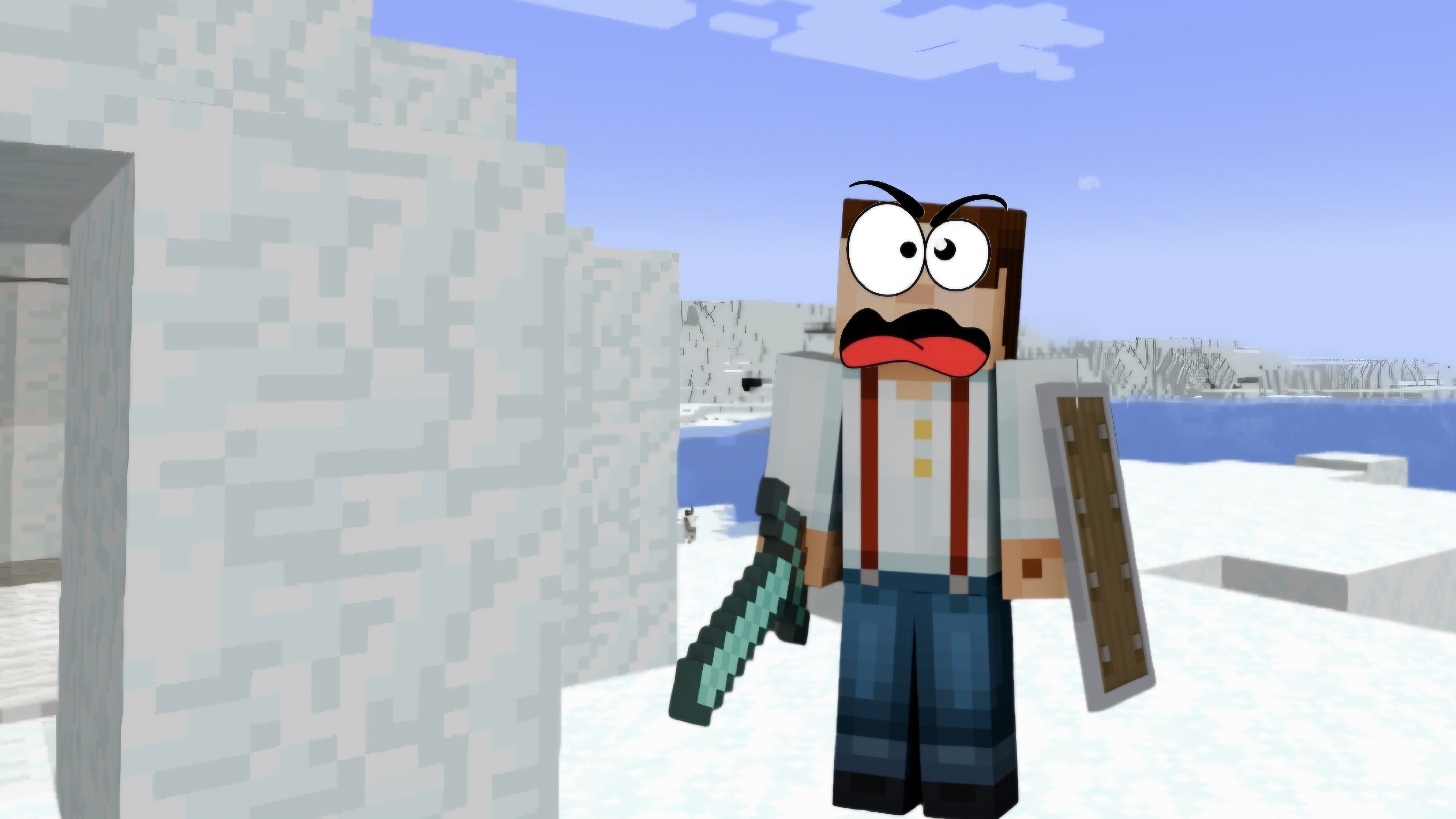 НАШЁЛ ИГЛУ? Малик Нашёл Иглу И Сделал... | Minecraft Выживание смотреть онлайн