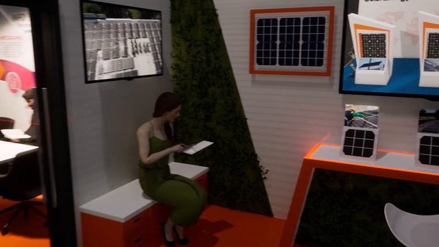 Freelance 3D Exhibition Designer Dubai - Solar Energy Stand @ WETEX & Dubai Solar Show 2022 Animate