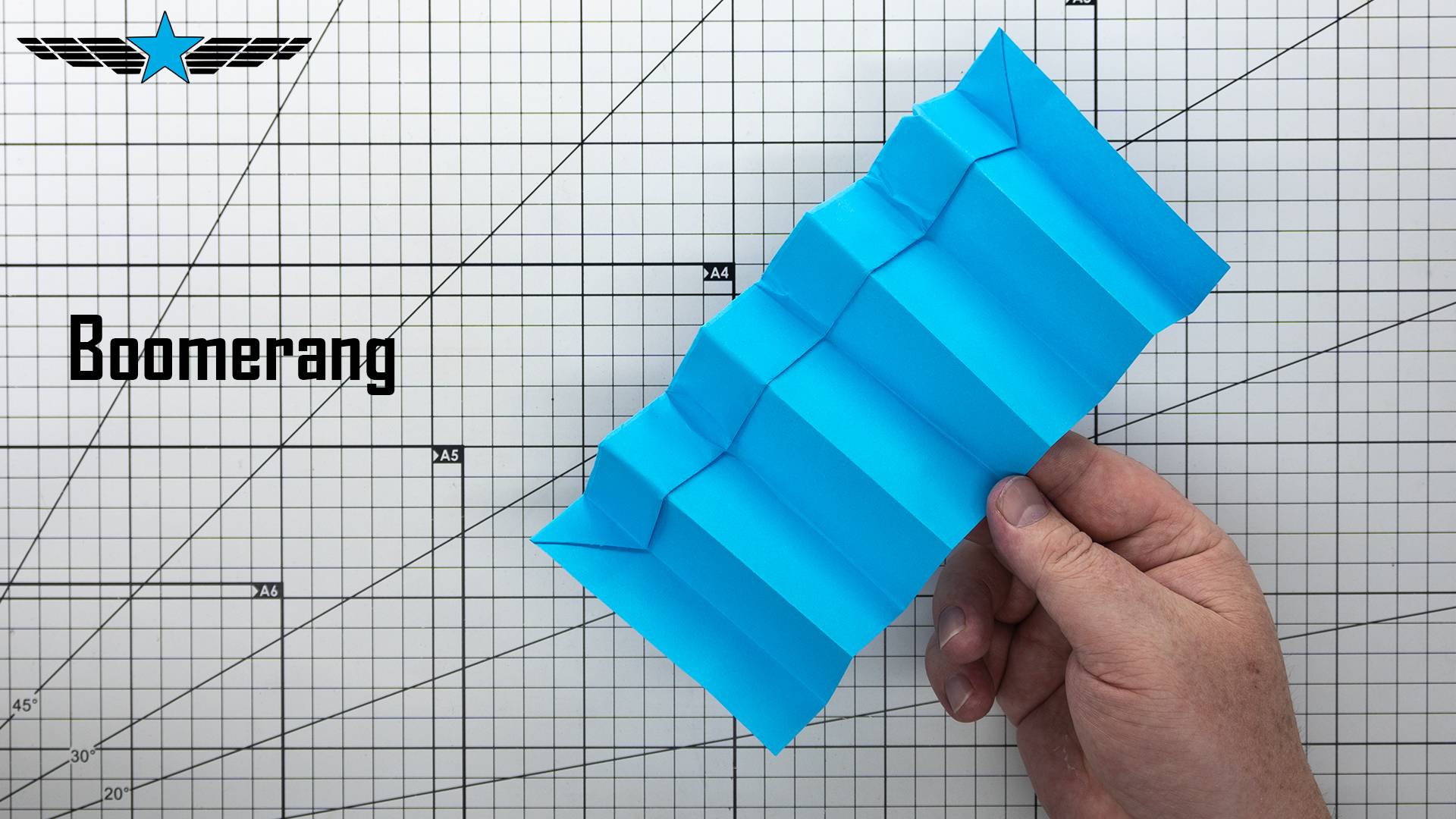 Как сделать самолет бумеранг с зигзагообразным крылом смотреть онлайн