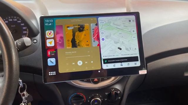 12,95 дюймов Универсальная магнитола с функций КАРАОКЕ на любой автомобиль. #megazvuk смотреть онлайн