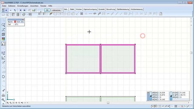 AxisVM 12 | Deckenabsatz [de] смотреть онлайн