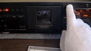 Кассетная дека Teac V-3000 после профилактики и настройки