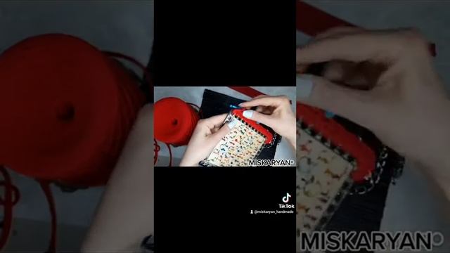 Պայուսակ Թռչնատառ  handmade crocket bag сумкакрючком պայուսակ сумка beautiful crocket