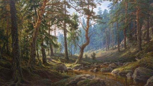 Шикарные пейзажи художника-самоучки Сергея Басова смотреть онлайн