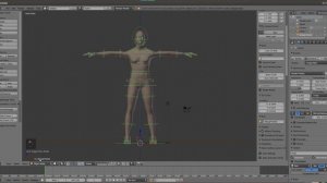 MakeHuman in Blender: To T-pose using manual posing