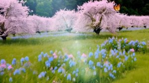 Футаж Вишневый сад