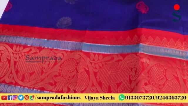 Latest Collection Of Kanchi Sico Sarees @ Samprada | Light Weight, Traditional & Easy to Carry Sari смотреть онлайн