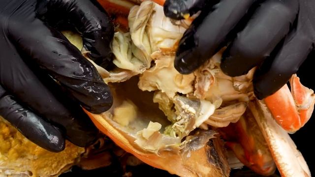 ASMR FIRE DUNGENESS Crab and SNOW Crab 핵불닭 던지니스 크랩 먹방 Mukbang Seafood Eating Sound