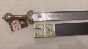 Меч Гладиус Гая Юлия Цезаря с ножнами, Julius Caesar Gladius Sword with scabbard, Art Gladius 211V