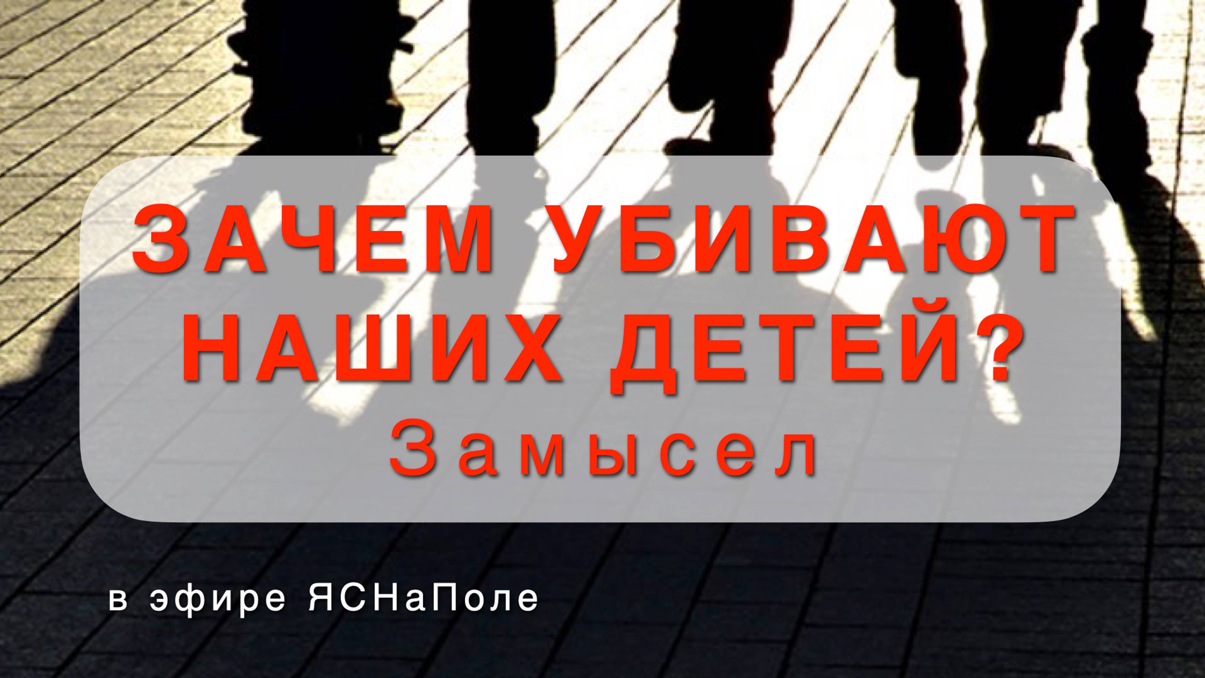 Зачем убивают наших детей_ Замысел 13.07.2023