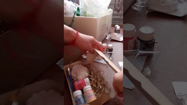 #собираю #набор #набордлятворчества #гипсовыйдекор #гипс #гипсовыеизделия #творчество #раскраска