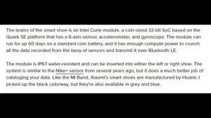 Xiaomi Mi Smart Shoes review Obsessively track your workouts | AR TECH