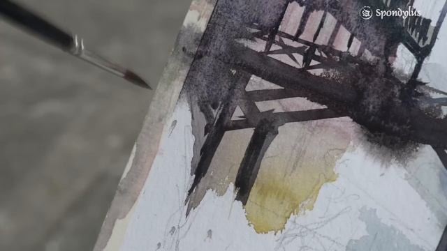 Acuarela Rembrant Barranco - Lima (Nikolas Lopez) смотреть онлайн