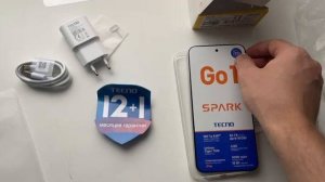 Распаковка Tecno Spark Go 1