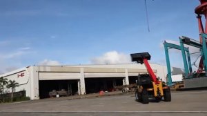 SANY STH742  телескопический погрузчик