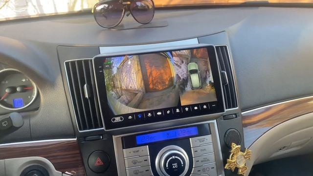 Магнитола для Hyundai IX55 обзор в машине #megazvuk смотреть онлайн