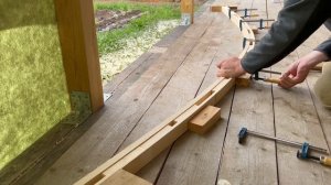 29 мая 2023. Фрагменты изготовления и установки теплицы арочной из дерева.