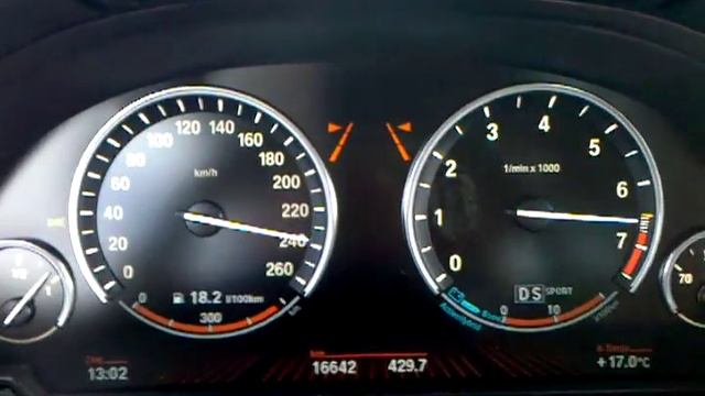 BMW ActiveHybrid 7 acceleration 130-255 смотреть онлайн