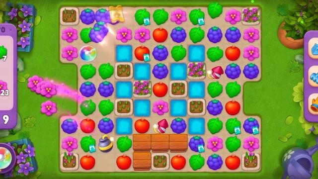 Gardenscapes level 69, 70, 71 and mini-game 💫 lucky spin #gameplay #homescapes #gardenscapes
