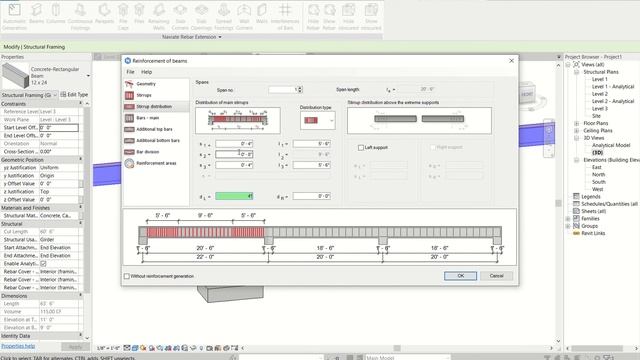 Revit Structure | Revit beam | Bar Extension | Revit project | смотреть онлайн