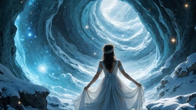 2 Hour Sci-Fi & Snow Goddess [4K] Sci-Fi Goddess _ AI-Generates Everythings. Amb