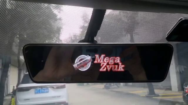 Демонстрация работы зеркало с 2-х канальном регистратором. Видео №1 смотреть онлайн