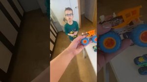 хот вилс монстр трак распаковка