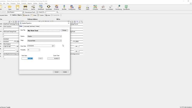 TanamiGold 2.0 Integration between Pipedrive and QuoteWerks смотреть онлайн