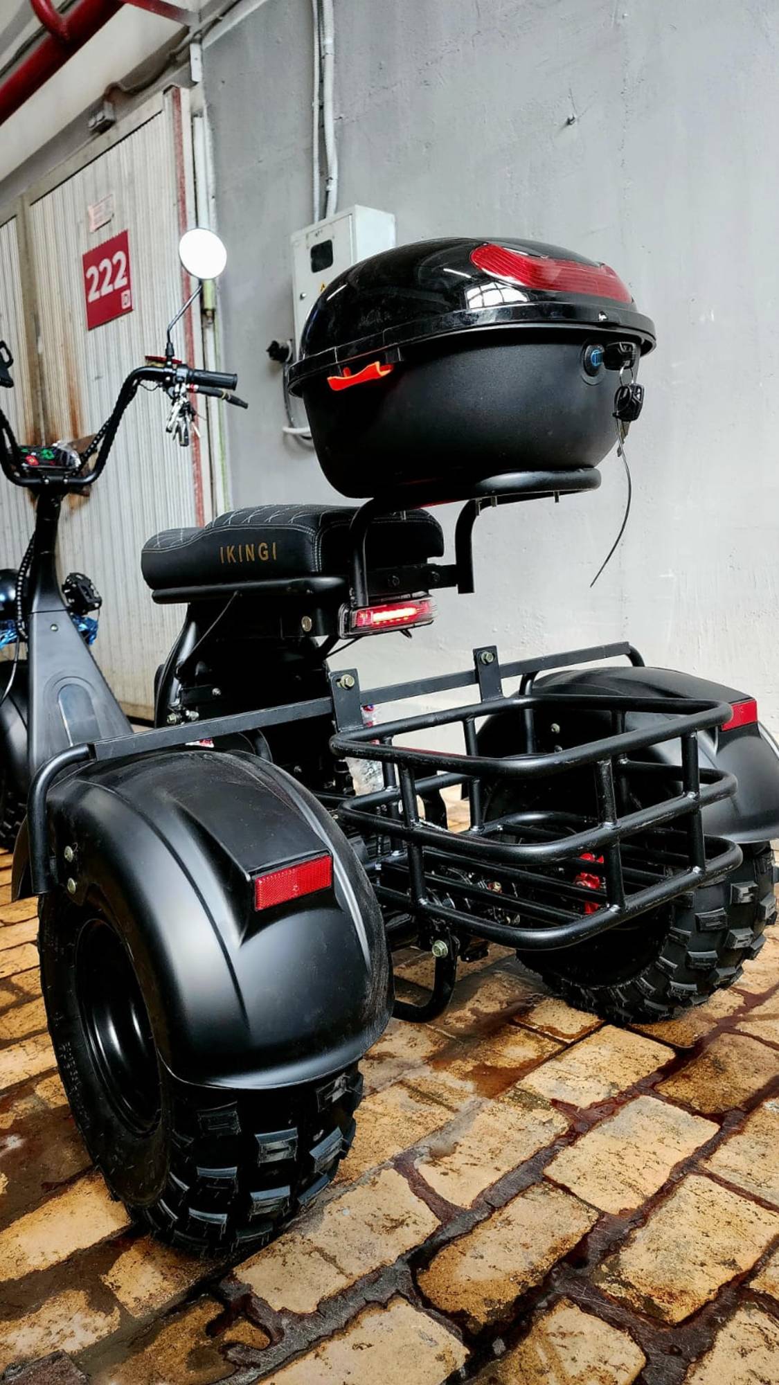 🔥НОВИНКА ✔️ Обзор🙌 IKINGI Monster Х7+ Рrо Электроскутер Trike  3000W 23Ah 60v✅
