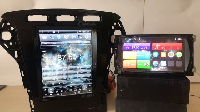 Сравнение горизонтальной и вертикальной магнитолы на Ford Mondeo смотреть онлайн