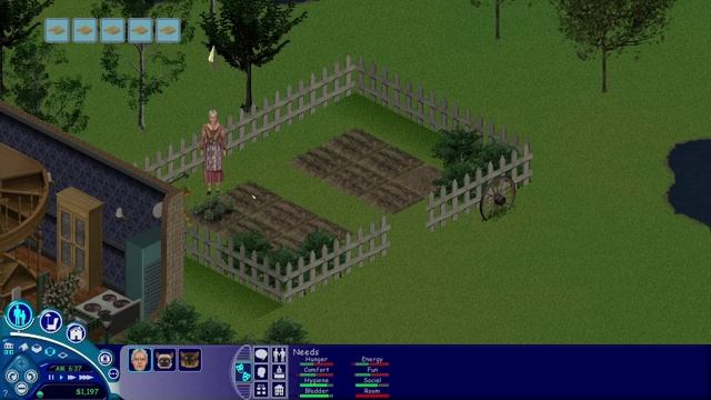 The Sims 1 Симс 1 Расслабляющий геймплей семья Kat #1 смотреть онлайн