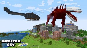 О НЕТ! МЕНЯ ПРЕСЛЕДУЕТ ИНФЕКТЕД СКАЙ Infected Sky В МАЙНКРАФТ Minecraft