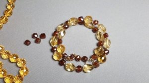 Серия 4 переделки для Натальи из Москвы. Цитрин и гессонит.