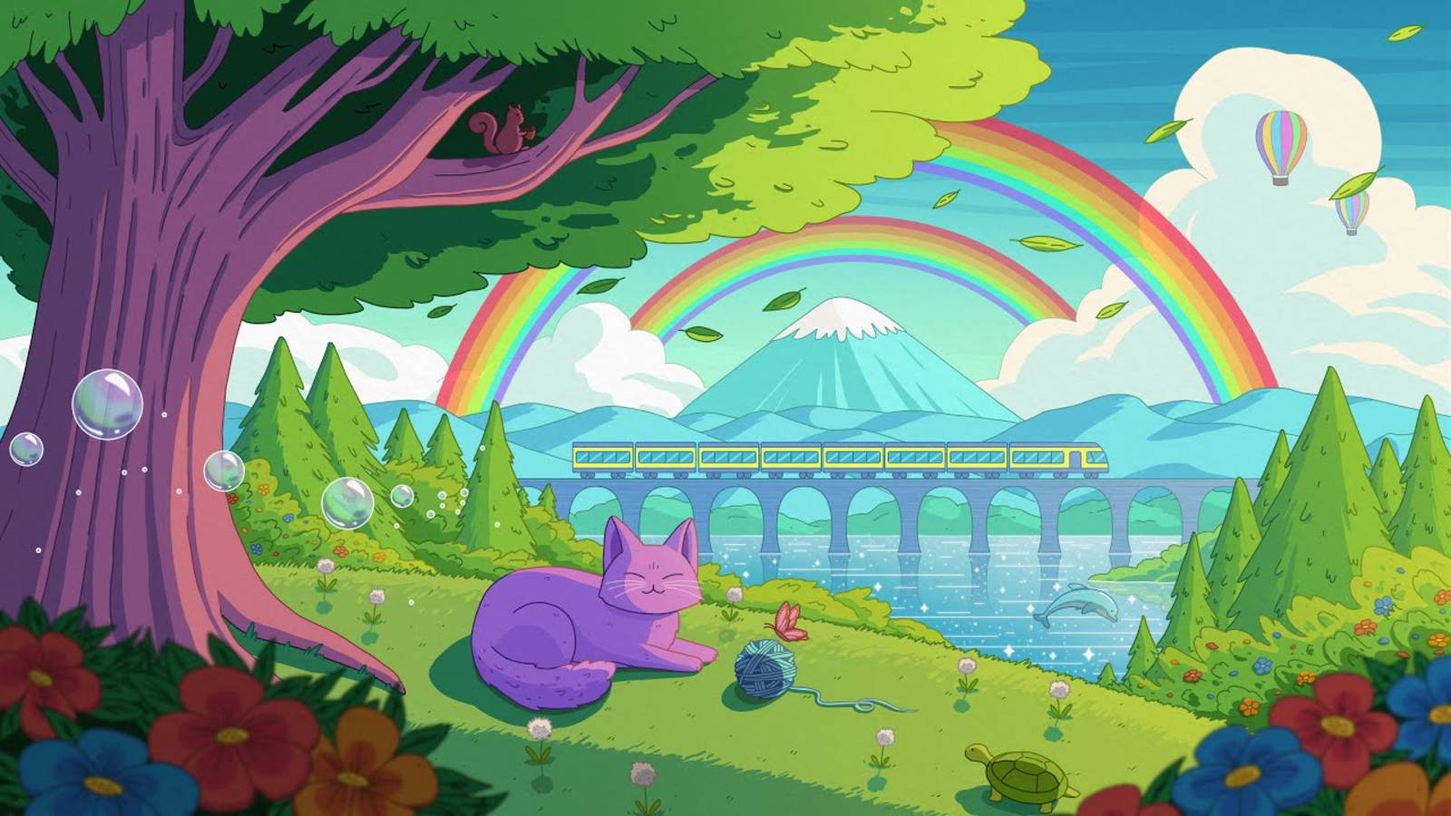 Purrple Cat - Happy Place - Purrple Cat