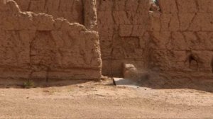 Mars Perseverance Rover capture the remains of an ancient village wall on Mars