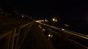 Серж Дур-Дачник. Ночь 16 июня 2019 год. Пруд у шоссе и серенада лягушек.