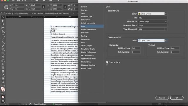 How to Setup a Basic Baseline Grid in InDesign смотреть онлайн