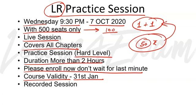Logical Reasoning Practice For All Exams | LR Workshop For CAT/NMAT/SNAP/XAT Exam 2020 Enroll Now