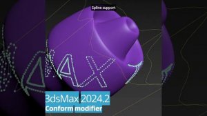 #3dsMax 2024.2 Conform modifier