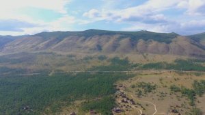 Байкал Малое море Залив Мухор Сарма Вид с квадрокоптера