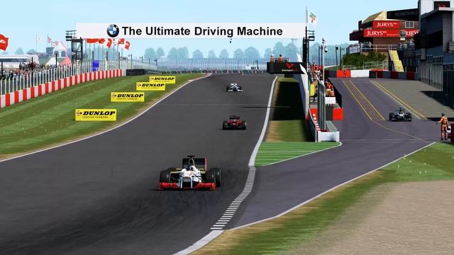 rFactor 2 - Marussia MR01 2012 at Donington Park смотреть онлайн
