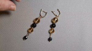 Серия 5 переделки для Натальи из Москвы. Шерл в золотой фурнитуре.