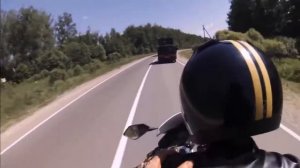 Погоня за конвоем  - отрывок из фильма Хардкор 2016