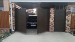 Пример работы автоматики Came ATI 5000 с распашными воротами снаружи