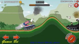 Hills of steel BARACUDA TANK vs 100 Boss level - Games bii